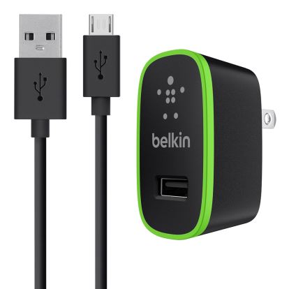 Belkin F8M886TT04-BLK mobile device charger Black, Green Indoor1