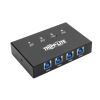 Tripp Lite U359-004 interface hub USB 3.2 Gen 1 (3.1 Gen 1) Type-A 5000 Mbit/s Black1