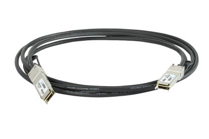 Axiom 470-ABPY-AX fiber optic cable 39.4" (1 m) QSFP28 DAC OS2 Black1