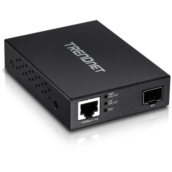 Trendnet TFC-PGSFP network media converter 2000 Mbit/s Black1