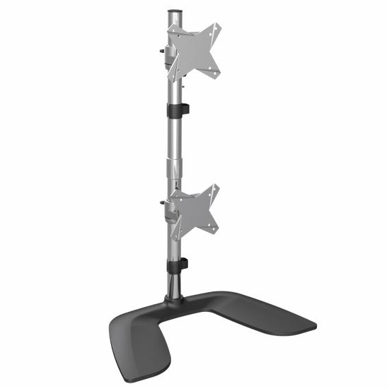 StarTech.com ARMDUOVS monitor mount / stand 27" Freestanding Black, Silver1