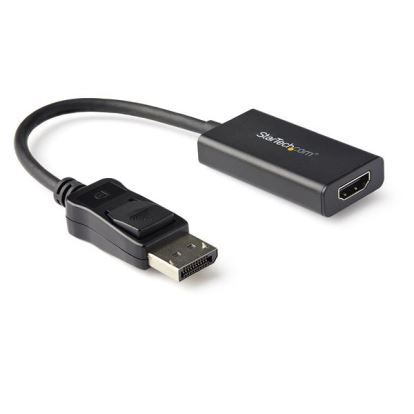 StarTech.com DP2HD4K60H video cable adapter 4.8" (0.122 m) DisplayPort HDMI Type A (Standard) Black1