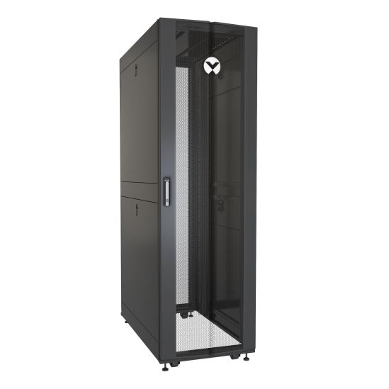 Vertiv VR Rack VR3100 rack cabinet 42U Freestanding rack Black, Transparent1