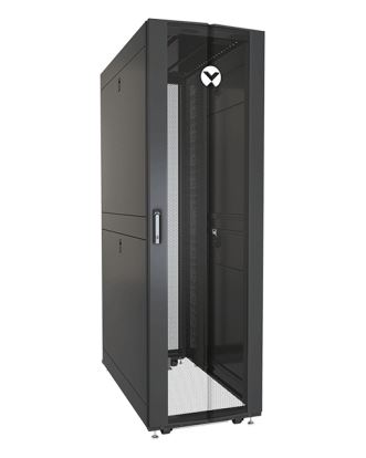 Vertiv VR3300TAA rack cabinet 42U Freestanding rack Black, Transparent1
