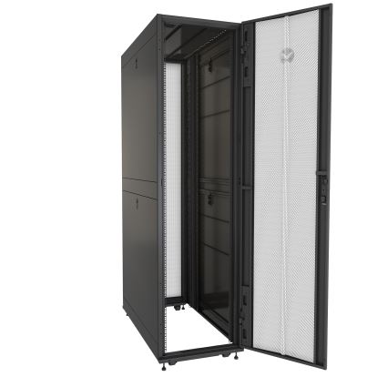 Vertiv VR3307 rack cabinet 48U Freestanding rack Black, Transparent1