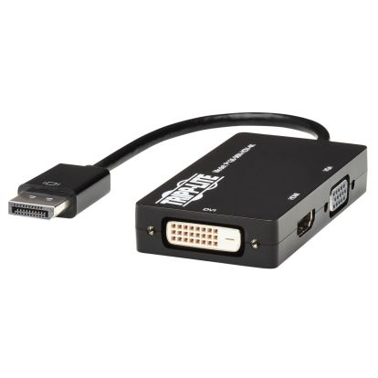 Tripp Lite P136-06NHDV4KBP video cable adapter 5.91" (0.15 m) DisplayPort DVI-D + VGA (D-Sub) + HDMI Black1