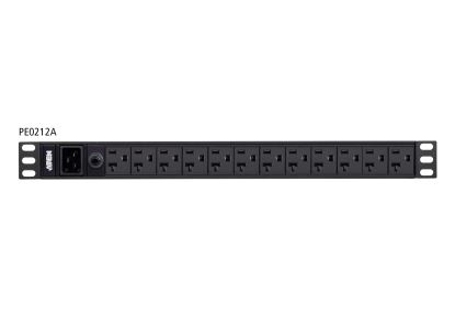 ATEN PE0212A power distribution unit (PDU) 12 AC outlet(s) 1U Black1