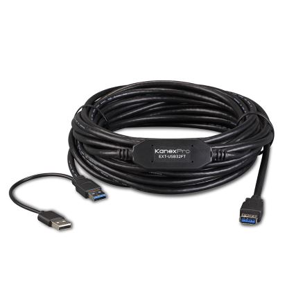 KanexPro EXT-USB32FT USB cable 393.7" (10 m) USB 3.2 Gen 1 (3.1 Gen 1) 2 x USB A USB A Black1
