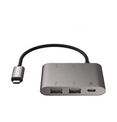 Kanex 4-Port USB USB 3.2 Gen 1 (3.1 Gen 1) Type-C 5000 Mbit/s Gray1