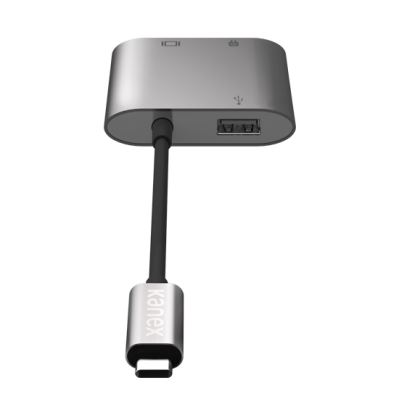 Kanex USB-C Multimedia adapter USB Type-C HDMI + USB Gray1