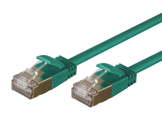 Monoprice 27406 networking cable Green 5.91" (0.15 m) Cat6a S/FTP (S-STP)1