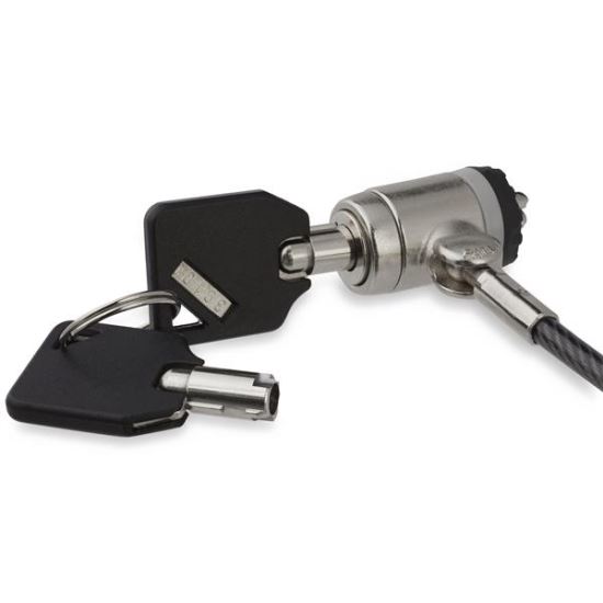 StarTech.com LTLOCKKEY cable lock Black, Silver 78.7" (2 m)1