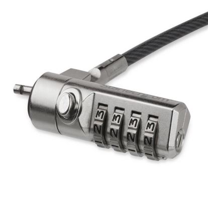StarTech.com LTLOCK4D cable lock Black, Silver 78.7" (2 m)1