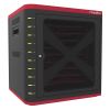 Rocstor VTSC10-01 portable device management cart/cabinet Desktop & wall mounted Black, Red5