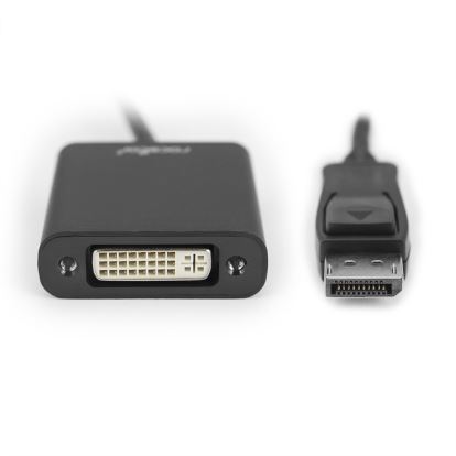 Rocstor Y00DVI-BK video cable adapter DVI-I DisplayPort Black1