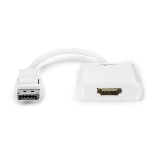 Rocstor DisplayPort/HDMI White1