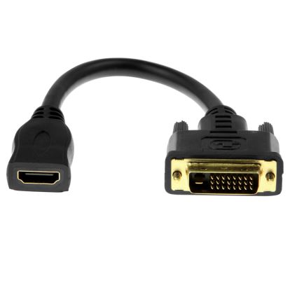 Rocstor Y10C123-B1 video cable adapter 7.87" (0.2 m) DVI HDMI Type A (Standard) Black1