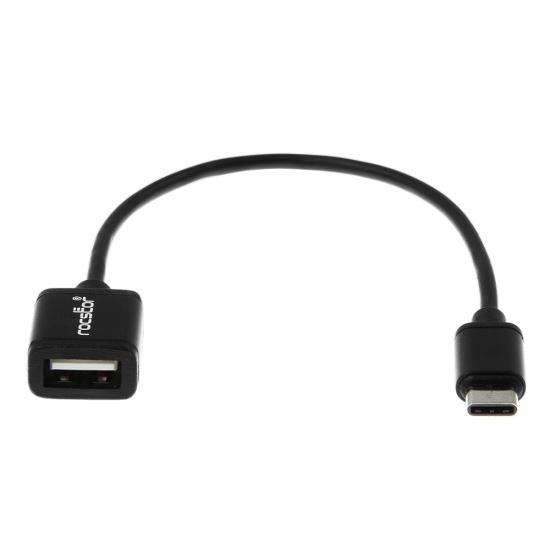 Rocstor Y10C142-B1 USB cable 5.91" (0.15 m) USB C USB A Black1