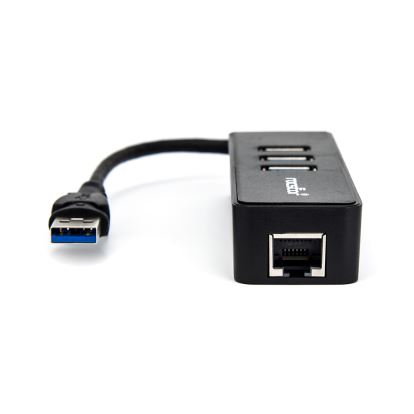 Rocstor Y10A179-B1 interface hub USB 3.2 Gen 1 (3.1 Gen 1) Type-A Black1