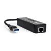 Rocstor Y10A179-B1 interface hub USB 3.2 Gen 1 (3.1 Gen 1) Type-A Black3