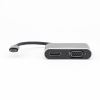 Rocstor Y10A204-A1 video cable adapter USB Type-C HDMI + VGA (D-Sub) Black1