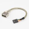 Rocstor Y10A208-B1 USB cable 23.6" (0.6 m) USB 2.0 USB A Transparent2