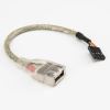 Rocstor Y10A208-B1 USB cable 23.6" (0.6 m) USB 2.0 USB A Transparent3