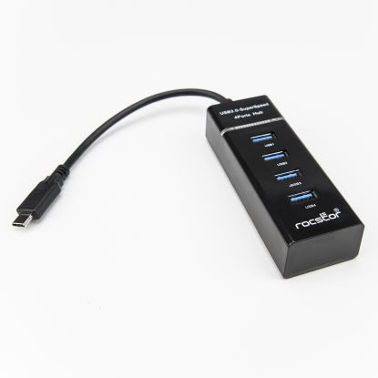 Rocstor Y10A228-B1 interface hub USB 3.2 Gen 1 (3.1 Gen 1) Type-C Black1