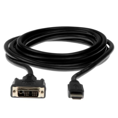 Rocstor Y10C125-B1 video cable adapter 120" (3.05 m) DVI-D HDMI Black1
