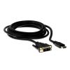 Rocstor Y10C125-B1 video cable adapter 120" (3.05 m) DVI-D HDMI Black3