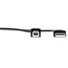 Rocstor Y10C116-B1 USB cable 70.9" (1.8 m) USB 2.0 USB A USB B Black2