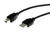 Rocstor Y10C115-B1 USB cable 120" (3.05 m) USB 2.0 USB A USB B Black6