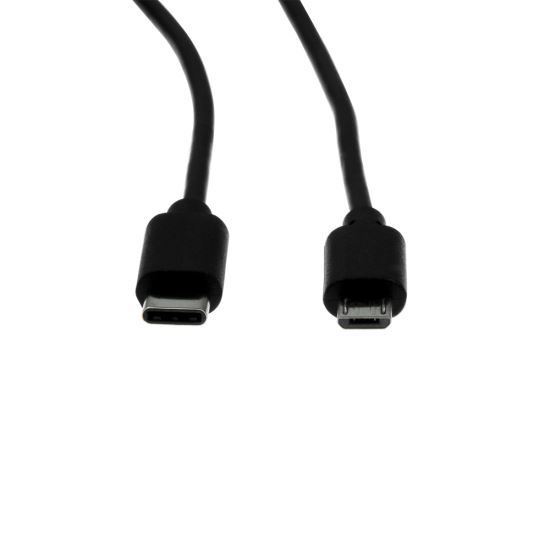 Rocstor Y10C140-B1 USB cable 35.4" (0.9 m) USB 2.0 USB C Micro-USB B Black1