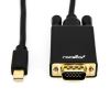 Rocstor Y10C163-B1 video cable adapter 70.9" (1.8 m) Mini DisplayPort VGA (D-Sub) Black7