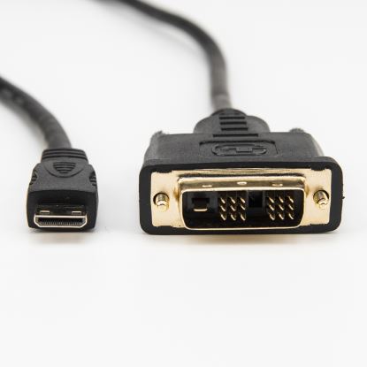 Rocstor Y10C246-B1 video cable adapter 39.4" (1 m) HDMI Type C (Mini) DVI-D Black1