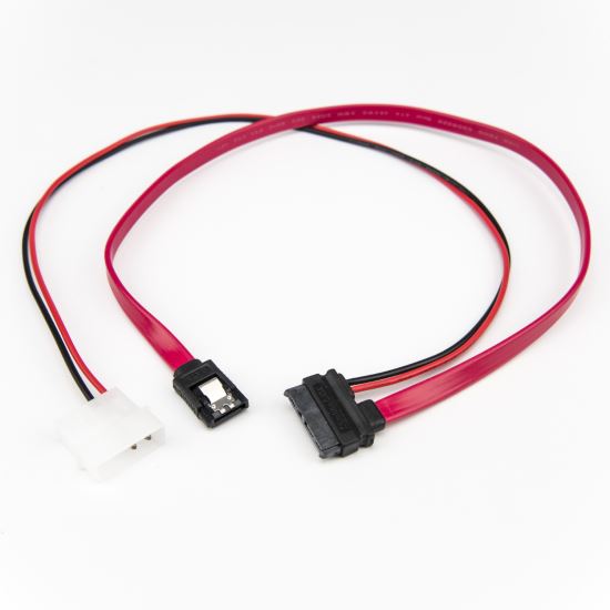 Rocstor Y10C252-R1 SATA cable 19.7" (0.5 m) Red1