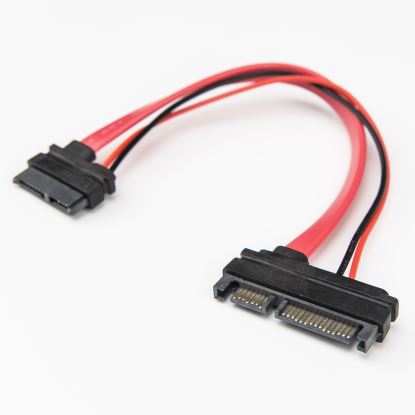 Rocstor Y10C253-R1 SATA cable 5.98" (0.152 m) SATA 13-pin Red1