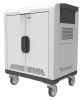 Rocstor VTSC032-01 portable device management cart/cabinet Black, White8