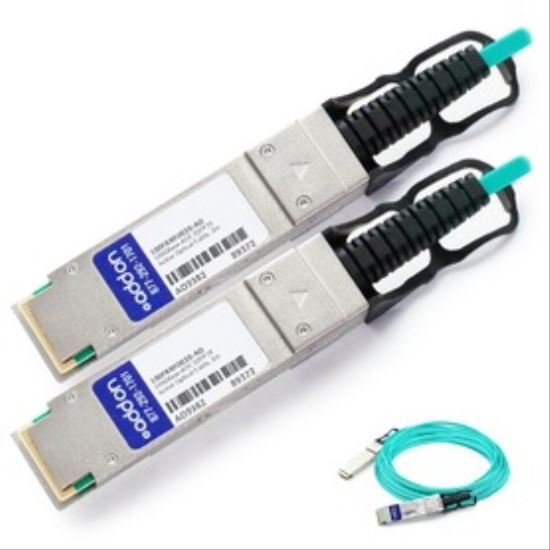 AddOn Networks 100FRRF0020-AO InfiniBand cable 78.7" (2 m) QSFP28 Aqua color1