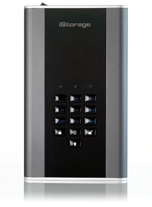 iStorage DiskAshur DT2 external hard drive 14000 GB Black, Gray1