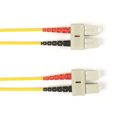 Black Box FOCMRSM-005M-SCSC-YL fiber optic cable 196.9" (5 m) SC OFNR OS2 Yellow1