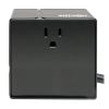 Tripp Lite TLP366CUBEUSBB surge protector Black 3 AC outlet(s) 12- V 72" (1.83 m)9