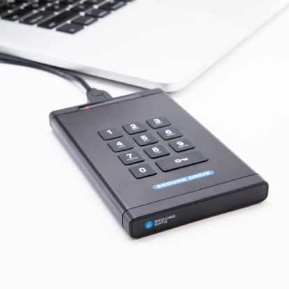 SecureData SD-KP-12-BL4000GB-SSD data encryption device External1