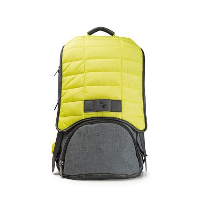 TechProducts360 Luma Backpack notebook case Gray, Yellow1