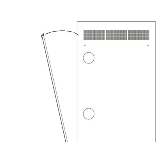 Middle Atlantic Products WR-RAP-24 rack accessory Rear access panel1