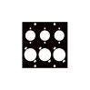 Middle Atlantic Products COMBO6 rack accessory Connector panel1