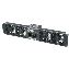 Middle Atlantic Products IUQFP-4D rack cooling equipment Black 2U Built-in display1