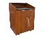 Middle Atlantic Products L5KBB2SFHB3ZP002 Lectern Wood1