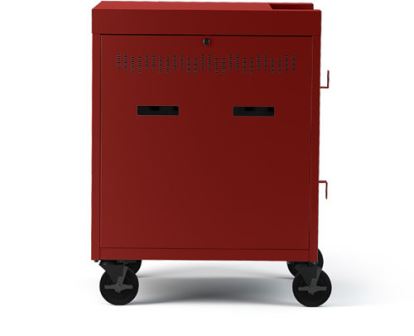 Bretford Cube Portable device management cart Red1