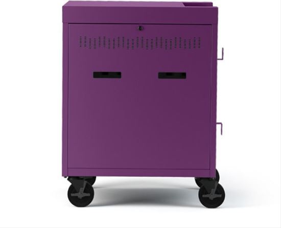 Bretford Cube Portable device management cart Purple1